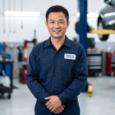 黄色仓库修车专家赵铭轩